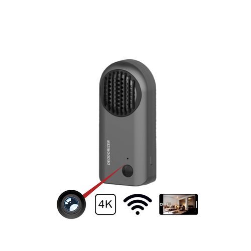 Dsodorisant de voiture - Camra ultra HD 4K wifi IP avec dtection de mouvement et accs des images en direct depuis le tlphone