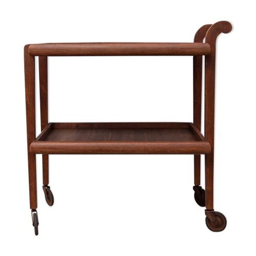 Desserte bois vintage bar roulettes table roulettes serviteur table