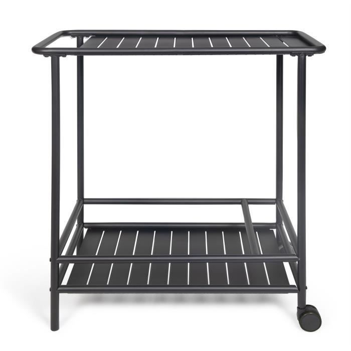 Desserte De Jardin - Livoo - Gs163n - 61 X 42 Cm - Noir