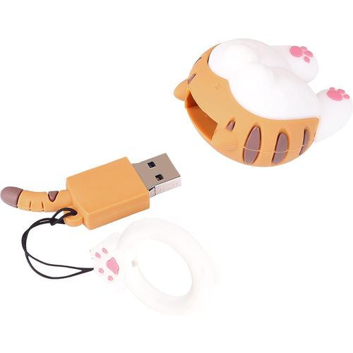 Dessin Anim Cl USB 3.0 Flash Drive cl USB 3.0 tanche  mmoire Flash Creative Pendrive Stockage de Donnes Portable Stockage Externe-Vitesse de Lecture jusqu' 100 Mo/s(32 Go, Jaune)