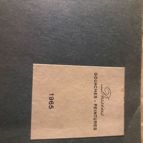 Dessins Gouaches Peintures 1965 De Picasso, Braque, Giacometti, Max Ernst, Gromaire, Jean Lecoutre, Jenri Michaux, Soutter, Matisse, Auberjonois, Jean Lecoutre De La Galerie Engelberts   de Cliches de Reymond et de Richter 