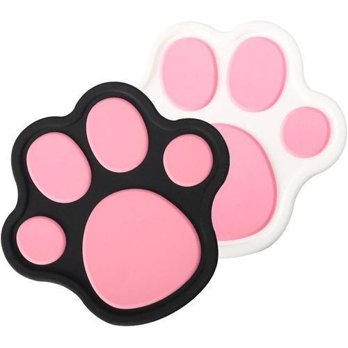 Dessous De Verre En Forme De Patte De Chat, Dessous De Verre En Caoutchouc Silicone, Dessous De Verre 3d En Forme De Patte De Chat