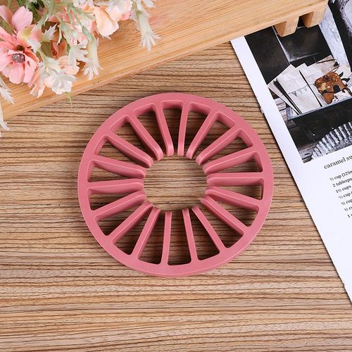 Dessous de verre rond impermable antidrapant, tapis de Table cratif, couleur bonbon, isolation, dessous de verre pour le th, dessous de verre pour Bar