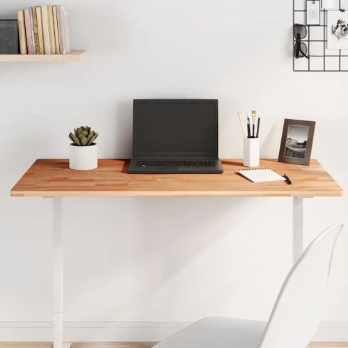 Dessus De Table 100x50x1,5cm Rectangulaire En Bois Massif De Hetre | Compact, Gain De Place, Multifonctionnel