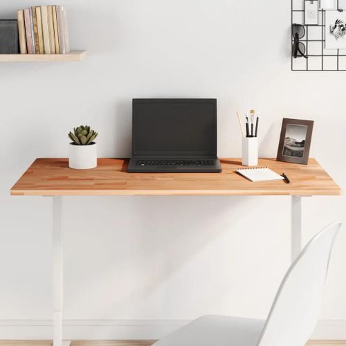 Dessus De Table 100x60x1,5cm En Bois Massif De Hetre | Rectangulaire, Compact, Multifonctionnel, Surface Facile A Nettoyer