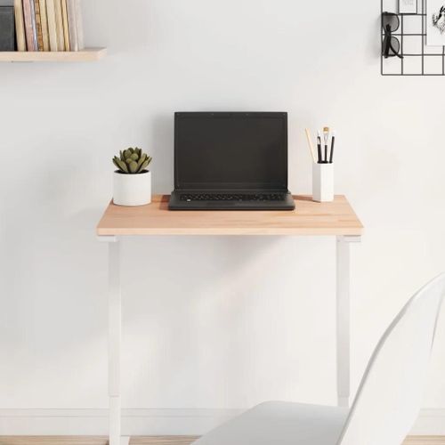 Dessus De Table 60x40x1,5 Cm Rectangulaire En Bois Massif De Hetre | Compact, Gain De Place, Multifonctionnel Pour Table De Bar Ou D'appoint