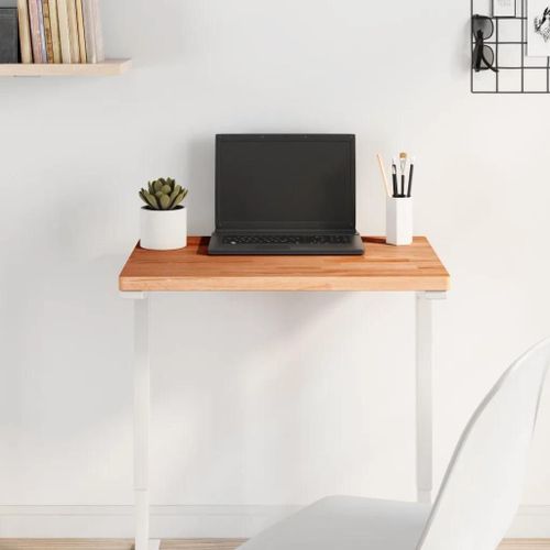 Dessus De Table 60x40x2,5 Cm En Bois Massif De Hetre | Rectangulaire, Compact, Gain De Place, Multifonctionnel