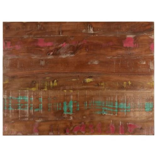 Dessus De Table 90x70x2,5 Cm En Bois Massif Recupere | Rectangulaire, Teck/Manguier/Pin/Hetre, Design Rustique, Polyvalent