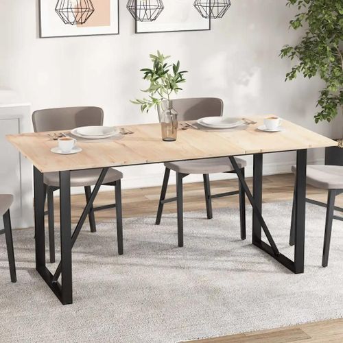 Dessus De Table En Bois De Pin Massif | 3 Pieces 80x53x1,7cm Rectangulaire, Design Rustique, Surface Facile A Nettoyer, Polyvalent