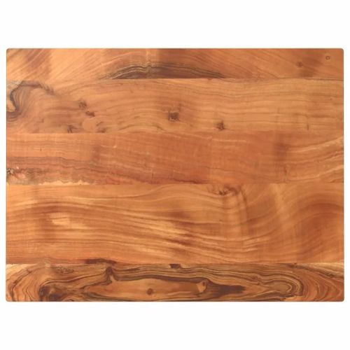 Dessus De Table Rectangulaire En Bois Massif D'acacia | 80x50x2,5 Cm, Rustique, Polyvalent, Surface Lisse
