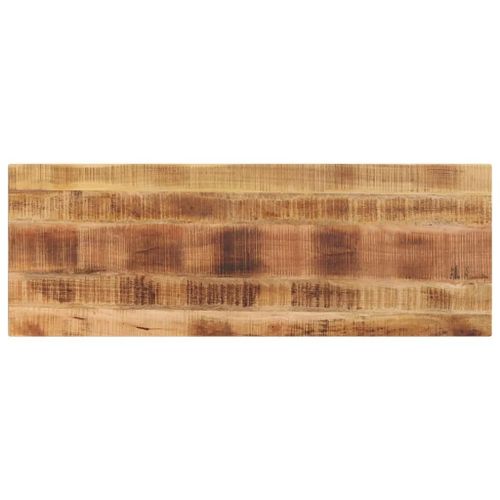 Dessus De Table Rectangulaire En Bois Massif De Manguier Brut | 180x90 Cm, Design Rustique, Multifonctionnel, Gain De Place, Facile A Nettoyer