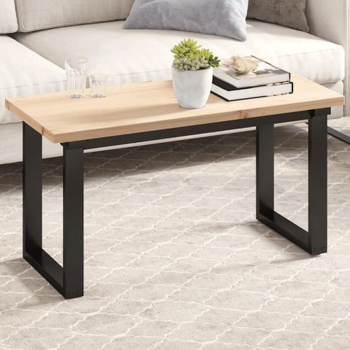 Dessus De Table Rectangulaire En Pin Massif 90x40x2,5 Cm | Rustique, Surface Lisse, Multifonctionnel, Gain De Place