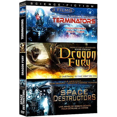 Destruction - Coffret 3 Films : Terminators + Dragon Fury + Space Destructors - Pack de Xavier S. Puslowski