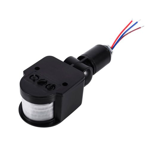 Dtecteur De Mouvement Pir  Infrarouge Porte Rglable 90   250v 180 Degrs De Scurit Dtecteur De Mouvement Pir  Infrarouge Interrupteur De Lumire Mural Automatique