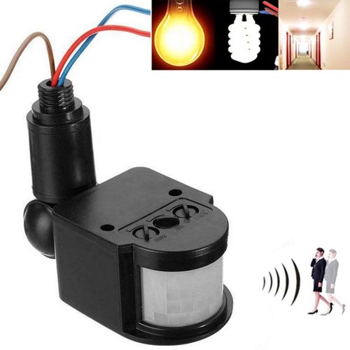 Dtecteur De Mouvement Pir Automatique 12 V Dtecteur De Mouvement Pir  Infrarouge Automatique Minuterie Murale Pour L'extrieur Dtecteur De Lumire 12 Volts