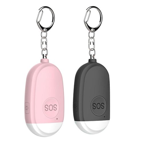 Deux Alarmes Personnelles De Scurit Usb Rechargeables De 130 Db Pour Les Femmes, Les Enfants Et Les Personnes ges