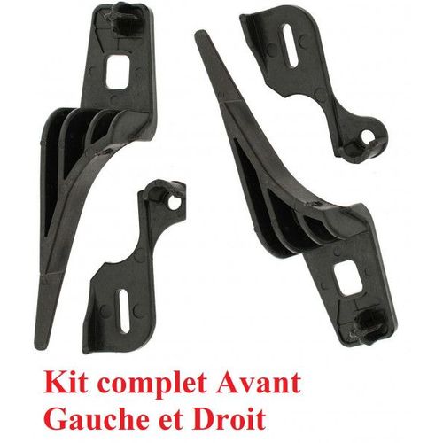 Deux Supports Optiques De Phares Avants - Ford Fiesta 1.6 Tdci 95 06/2008-12/2016