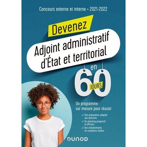 Devenez Adjoint Administratif D'etat Et Territorial En 60 Jours - Concours Externe Et Interne    Format Grand Format 