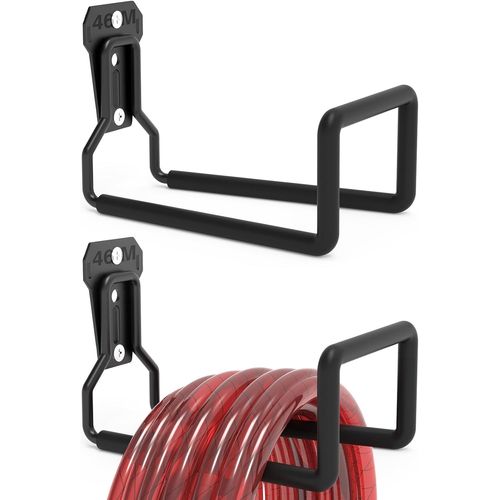 Dvidoir Mural En Mtal Robuste Pour Tuyau D'arrosage  Support Extrieur Durable, Rangement Pratique Et Anti-Enchevtrement Pour Jardin