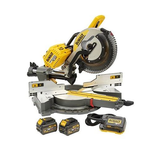 Dewalt Dhs780t2a Scie  Onglets Radiale  305mm 54v Xr Flexvolt Batterie/Rseau