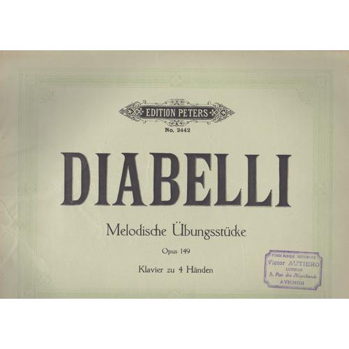 Diabelli / Melodische Ubungsstucke