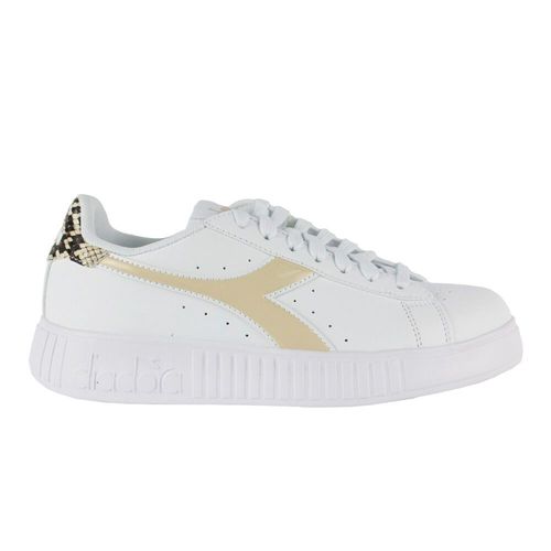 Diadora Step P Double Skin Sneakers Bianco Beige Donna 101178336 C6890 - 40
