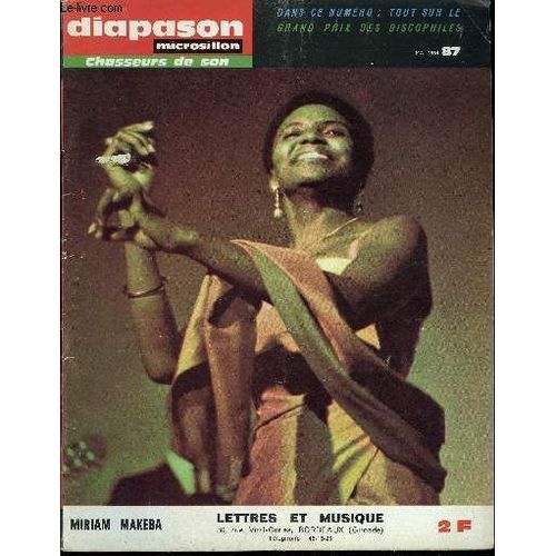 Diapason N 87 - Le Grand Prix Des Discophiles, Dictionnaire Critique Des Disques Classiques, Musique Sacre, Musique Vocale, Folklore, Art Et Technique Ou D Un Salon A L Autre Par Jean Prissette   de COLLECTIF 