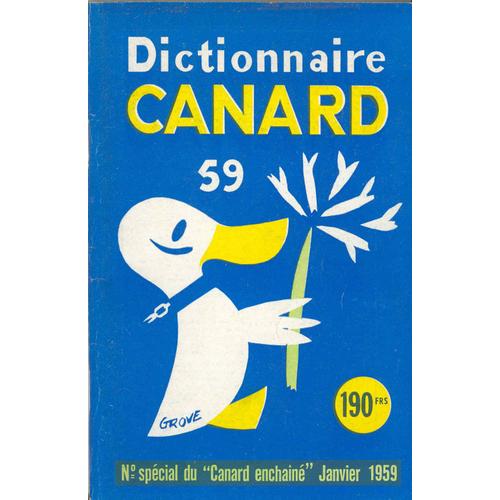 Dictionnaire Canard 59 N Spcial Du 