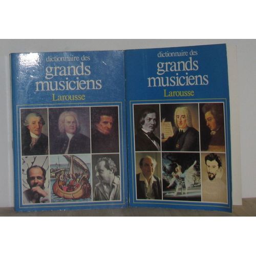 Dictionnaire Des Grands Musiciens (2 Vols)   de Vignal Marc Sous La Direct...