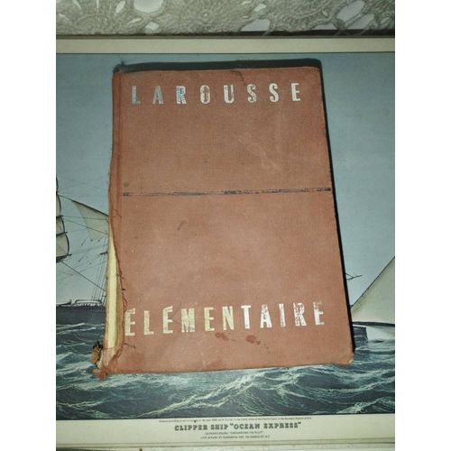 Dictionnaire Larousse lmentaire 1956