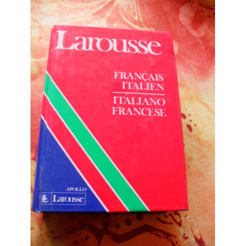 Dictionnaire franco promo italien