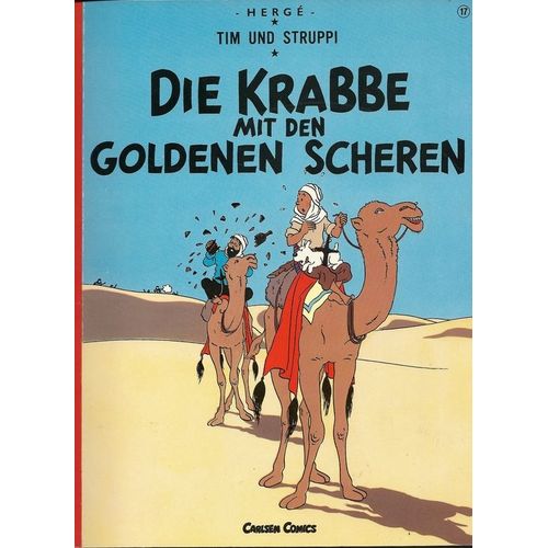 Die Krabbe Mit Den Goldenen Scheren   de Herg  Format Broch 