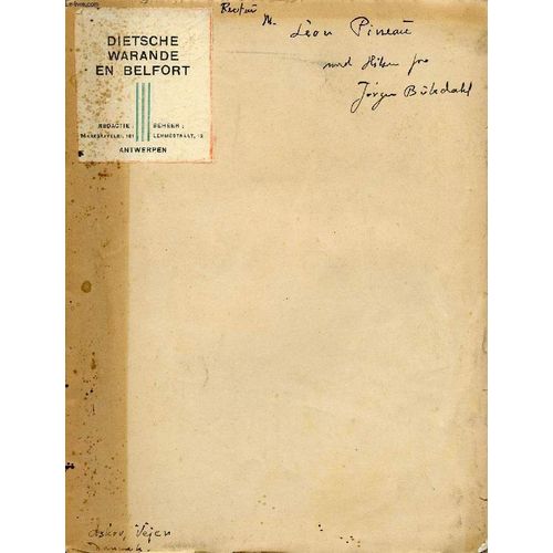 Dietsche Warande En Belfort: Gods Emigrant, Een Studie Over Johannes Jrgensen / Sigrid Undset   de BUKDAL JRGEN  Format Broch 