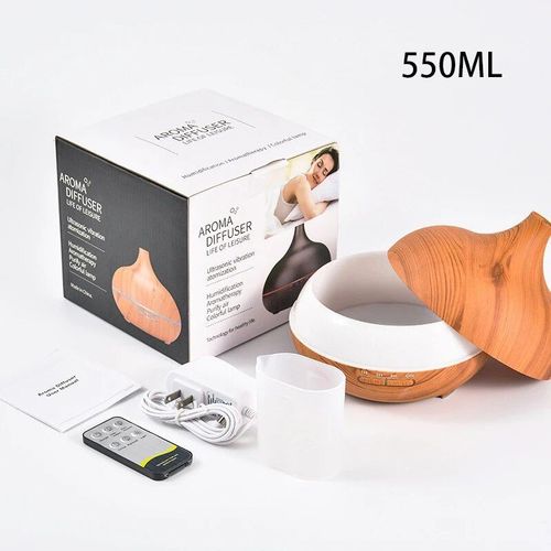 Diffuseur d'armes lectrique intelligent,diffuseur d'huiles essentielles,humidificateur d'air,brumisateur domestique,tlcommande  ultrasons,Wi-Fi,550ml - Type 01 Remote control-EU #A
