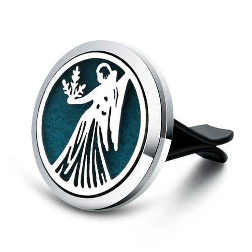 Diffuseur D'huile Essentielle En Acier Inoxydable, 42 Modles, Bijoux D'aromathrapie, Diffuseur D'air De Voiture, Dsodorisant D'vent, Collier De Parfum, Mdaillons