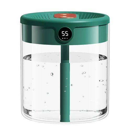 Diffuseur d'huile essentielle et d'arme pour maison,humidificateur d'air de grande capacit 2L,Double buse avec affichage de l'humidit LCD,USB Portable - Type LCD Humidity Display #C