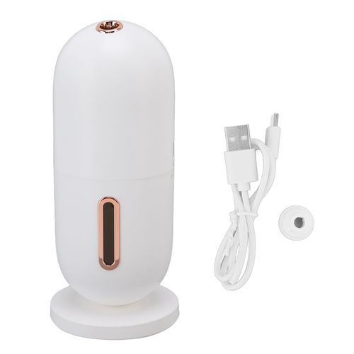 Diffuseur D'huiles Essentielles 3 Modes, Batterie 1200 Mah, Ultra Silencieux, Portable, Facile A Utiliser, Diffuseur D'aromatherapie Pour La Maison Et Le Bureau, Blanc