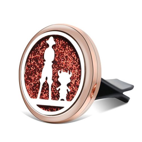 Diffuseur D'huiles Essentielles De Voiture En Acier Inoxydable, Mdaillon De Parfum Dor, Clip De Sortie De Voiture, Pendentif D'aromathrapie, Bijoux Constellations, Nouveau