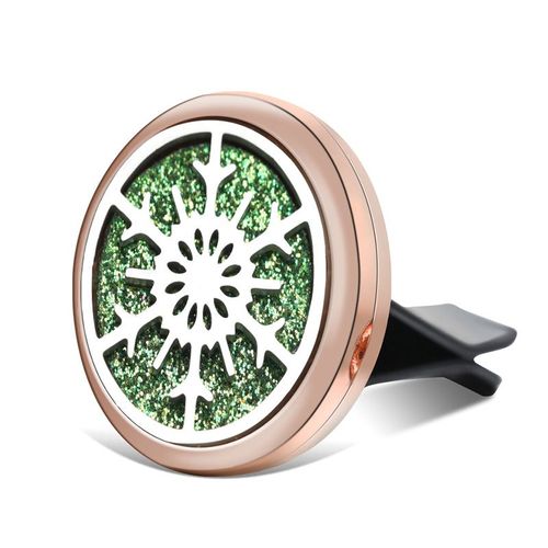 Diffuseur D'huiles Essentielles De Voiture En Acier Inoxydable, Mdaillon De Parfum Dor, Clip De Sortie De Voiture, Pendentif D'aromathrapie, Bijoux Constellations, Nouveau