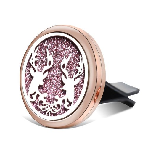 Diffuseur D'huiles Essentielles De Voiture En Acier Inoxydable, Mdaillon De Parfum Dor, Clip De Sortie De Voiture, Pendentif D'aromathrapie, Bijoux Constellations, Nouveau