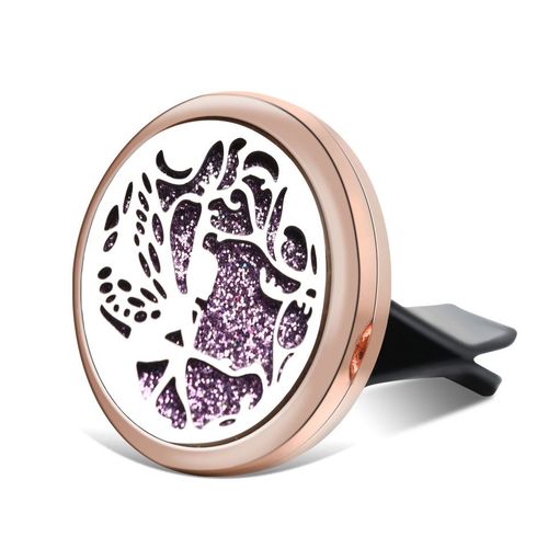 Diffuseur D'huiles Essentielles De Voiture En Acier Inoxydable, Mdaillon De Parfum Dor, Clip De Sortie De Voiture, Pendentif D'aromathrapie, Bijoux Constellations, Nouveau