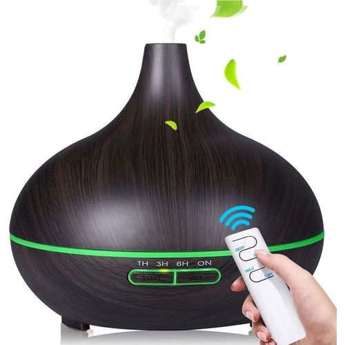 Diffuseur D'huiles Essentielles, Diffuseur D'armes  Ultrasons  Brume Frache De 550 Ml Diffuseur D'armes lectrique, Mode De Brume Rglable Et 6 Couleurs De Led