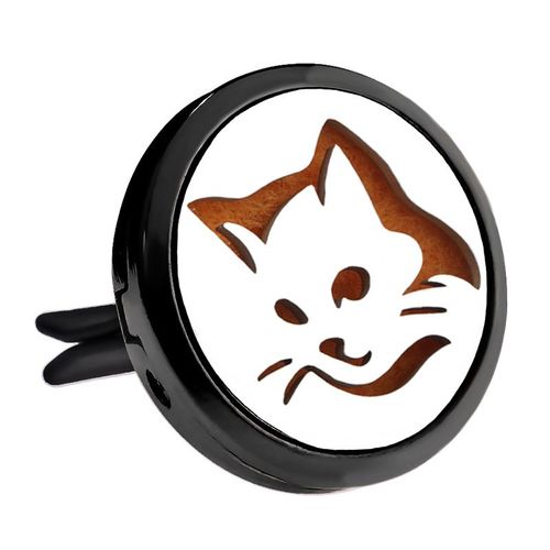Diffuseur D'huiles Essentielles En Acier Inoxydable, Dsodorisant De Voiture, Mdaillon De Parfum, Pendentif Grenouille, Bijoux  Clip, Arme Noir Brillant, Mode