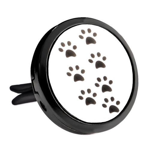 Diffuseur D'huiles Essentielles En Acier Inoxydable, Dsodorisant De Voiture, Mdaillon De Parfum, Pendentif Grenouille, Bijoux  Clip, Arme Noir Brillant, Mode