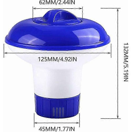 Diffuseur De Chlore Distributeur Automatique De Chlore Distributeur De Piscine Flottante Distributeur De Comprims Chimiques Distributeur De Chlore Rglable Distributeur De Spa Flottant