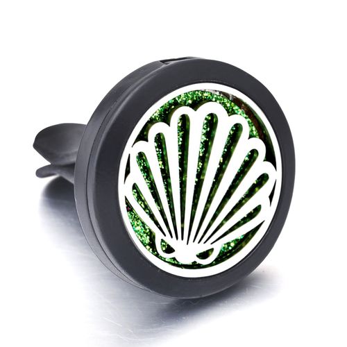 Diffuseur De Dsodorisant De Voiture En Acier Inoxydable Noir, Mdaillon D'aromathrapie, Sortie De Parfum D'huile Essentielle, Pendentif Accept, Personnalis