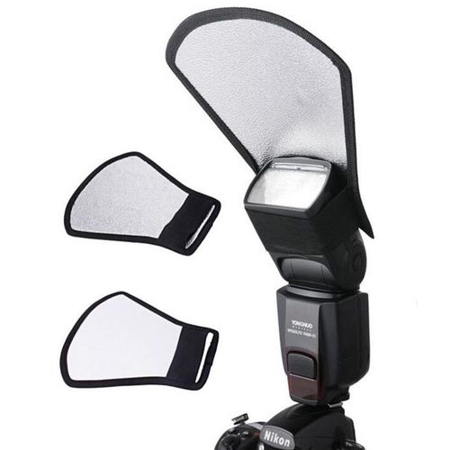Diffuseur de Flash universel,bote  lumire,rflecteur blanc argent pour la plupart des types d'appareil photo DSLR Speedlite,accessoires de Studio de photographie