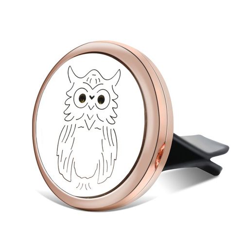 Diffuseur De Parfum De Voiture Arbre De Vie, Mdaillons Dors En Acier Inoxydable, Dsodorisant, Diffuseur D'huiles Essentielles, Pendentif D'aromathrapie, Nouveau