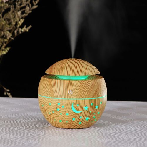 Diffuseur Huiles Essentielles,130 Ml Humidificateur Aromatique Ultrasonique Bb Diffuseur D'huile Essentielle Aromathrapie Diffuseur De Parfum D Interieur Maison