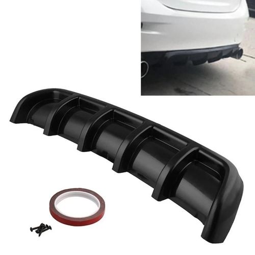 Diffuseur Universel De Pare-Chocs Arrire De Voiture-67cm Noir Abs Style Aileron De Requin